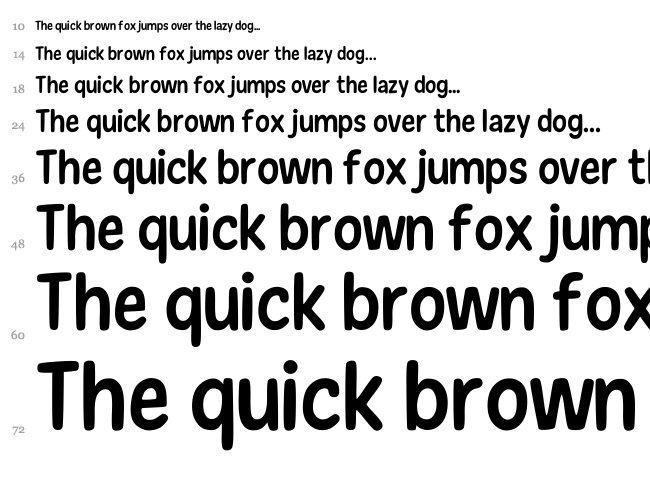 New Era Casual font waterfall